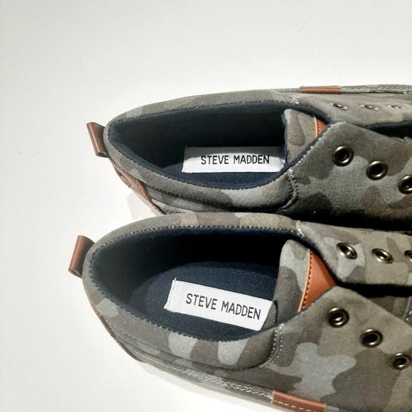 Steve Madden Bfender Slip On Shoes Sneakers Boys Size 7 Comfy - Picture 3 of 5